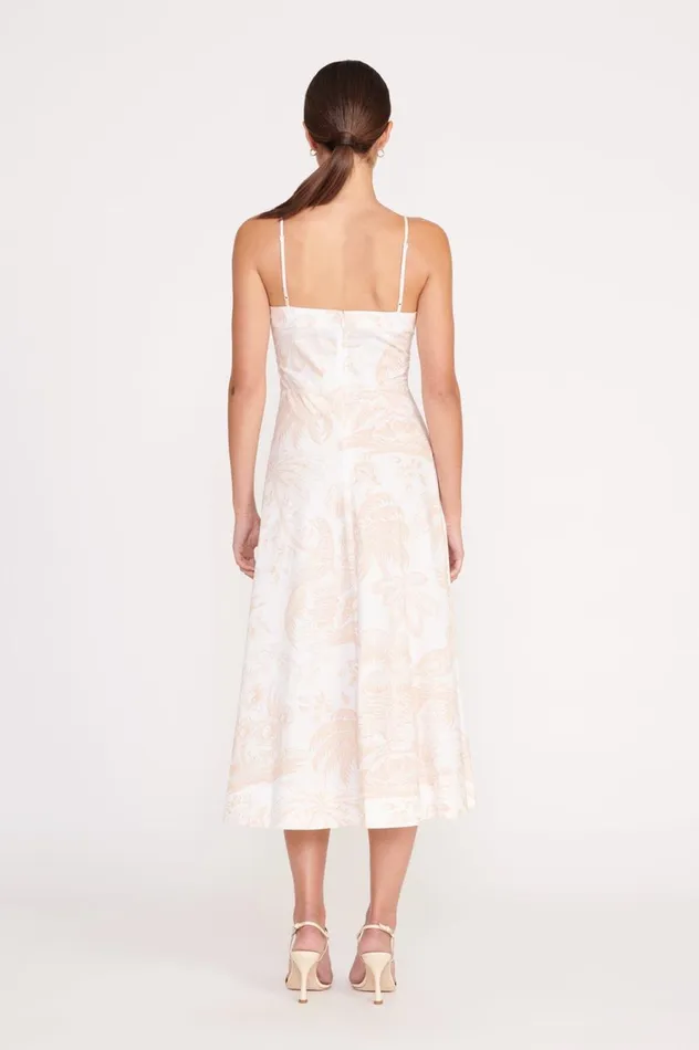 Women Dresses STAUD STAUD AMARANTH DRESS IVORY BEIGE TOILE Women Dresses STAUD STAUD AMARANTH DRESS IVORY BEIGE TOILE