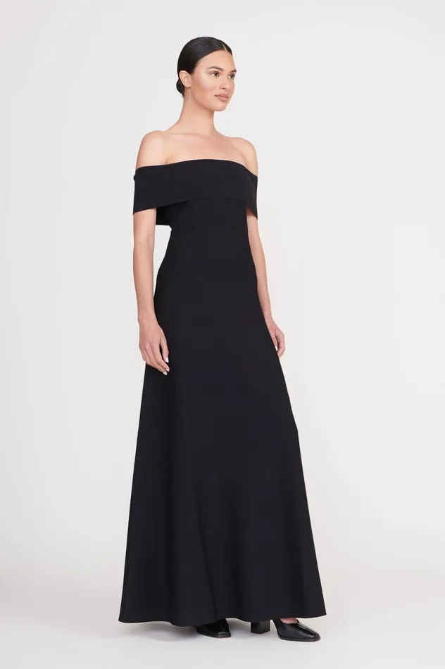 Women Dresses STAUD STAUD ARTISTRY DRESS BLACK Women Dresses STAUD STAUD ARTISTRY DRESS BLACK