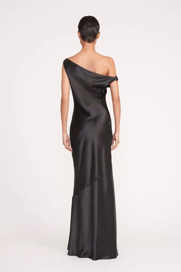 Women Dresses STAUD STAUD ASHANTI DRESS BLACK Women Dresses STAUD STAUD ASHANTI DRESS BLACK