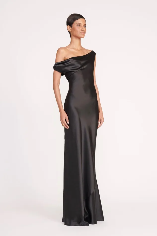 Women Dresses STAUD STAUD ASHANTI DRESS BLACK Women Dresses STAUD STAUD ASHANTI DRESS BLACK
