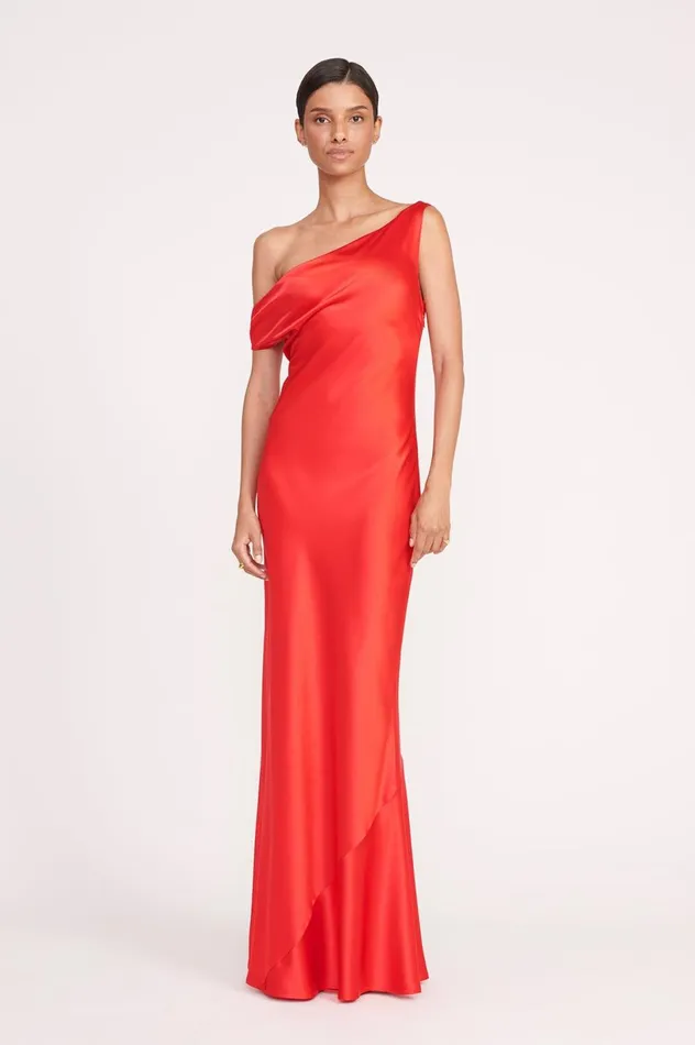 Women Dresses STAUD STAUD ASHANTI DRESS RED ROSE