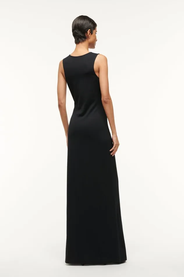 Women Dresses STAUD STAUD BARI DRESS BLACK Women Dresses STAUD STAUD BARI DRESS BLACK