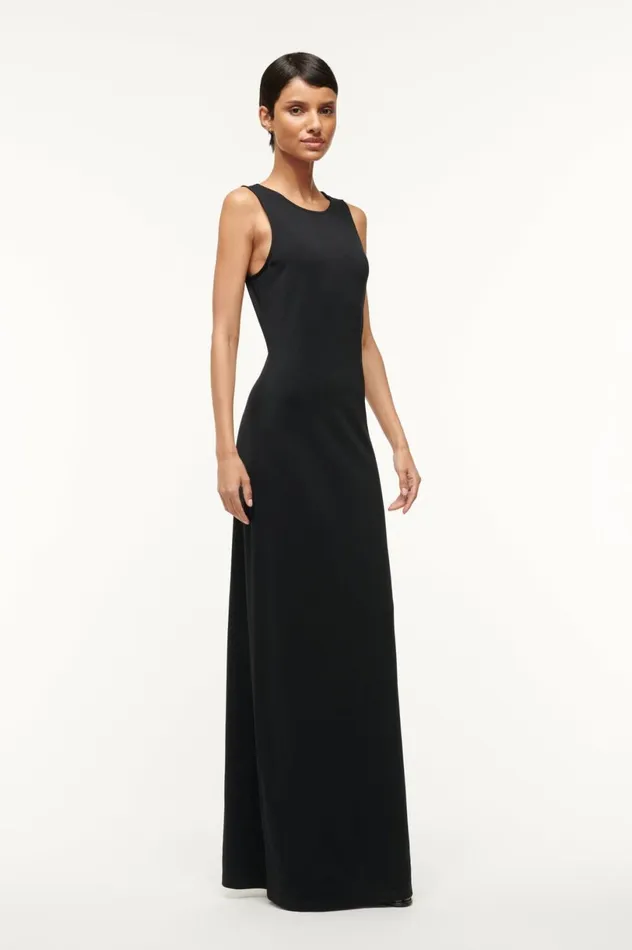 Women Dresses STAUD STAUD BARI DRESS BLACK Women Dresses STAUD STAUD BARI DRESS BLACK