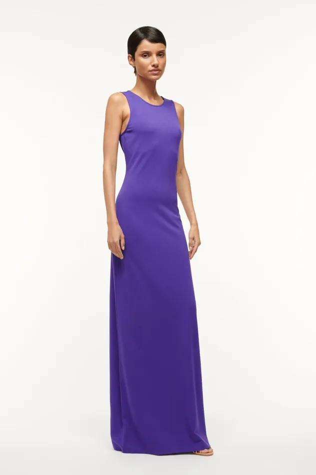 Women Dresses STAUD STAUD BARI DRESS VIOLET Women Dresses STAUD STAUD BARI DRESS VIOLET