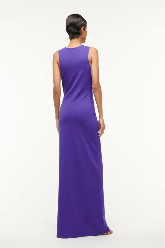 Women Dresses STAUD STAUD BARI DRESS VIOLET Women Dresses STAUD STAUD BARI DRESS VIOLET