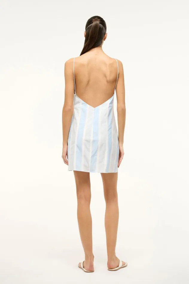 Women Dresses STAUD STAUD BIANCO DRESS ADRIATIC STRIPE Women Dresses STAUD STAUD BIANCO DRESS ADRIATIC STRIPE