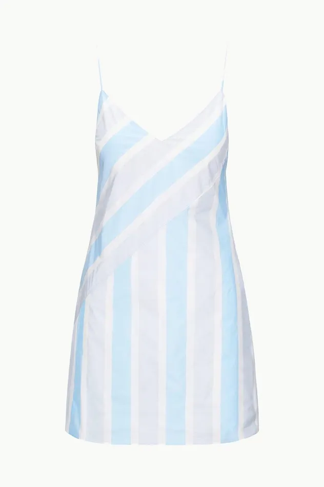 Women Dresses STAUD STAUD BIANCO DRESS ADRIATIC STRIPE Women Dresses STAUD STAUD BIANCO DRESS ADRIATIC STRIPE