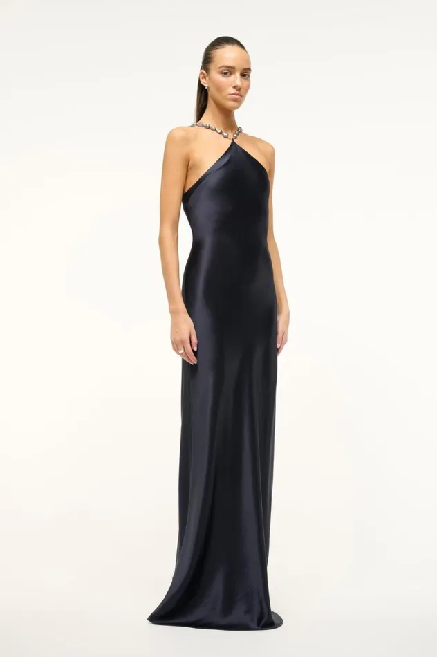Women Dresses STAUD STAUD CADENCE DRESS NAVY Women Dresses STAUD STAUD CADENCE DRESS NAVY