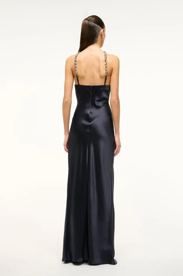 Women Dresses STAUD STAUD CADENCE DRESS NAVY Women Dresses STAUD STAUD CADENCE DRESS NAVY