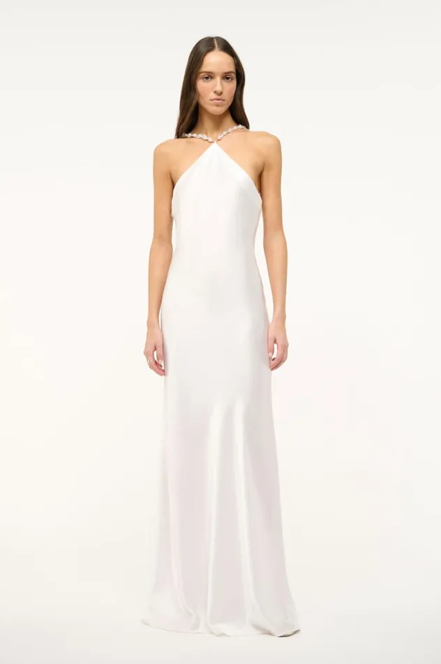 Women Dresses STAUD STAUD CADENCE DRESS PEARL