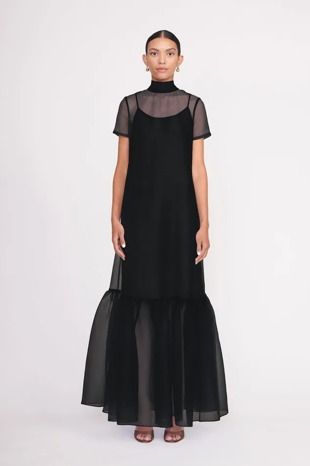 Women Dresses STAUD STAUD CALLUNA DRESS BLACK