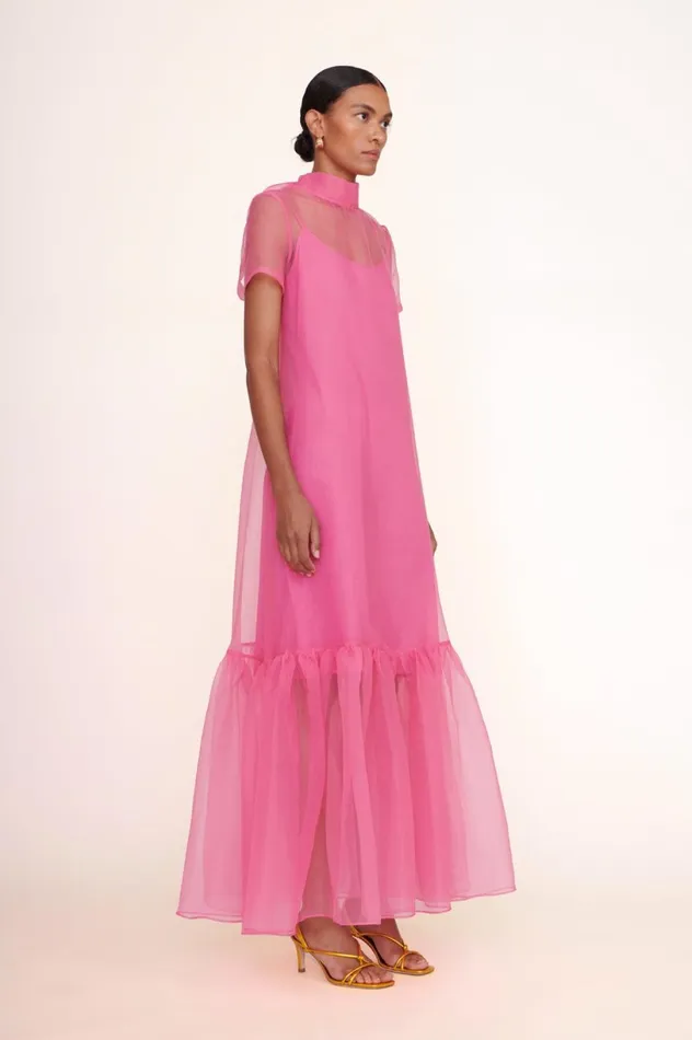 Women Dresses STAUD STAUD CALLUNA DRESS BLUSH Women Dresses STAUD STAUD CALLUNA DRESS BLUSH