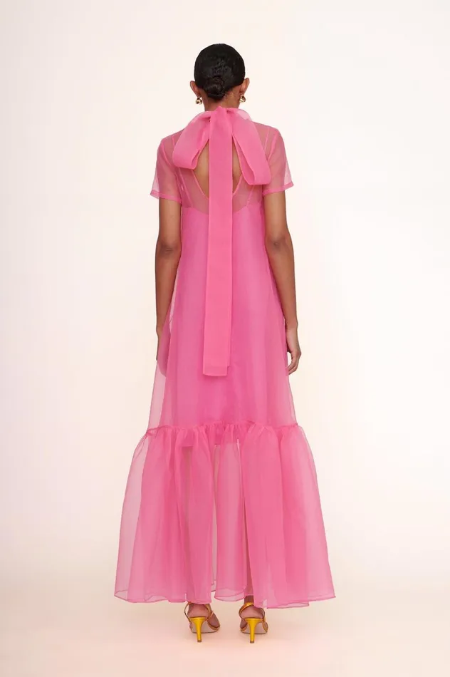 Women Dresses STAUD STAUD CALLUNA DRESS BLUSH Women Dresses STAUD STAUD CALLUNA DRESS BLUSH