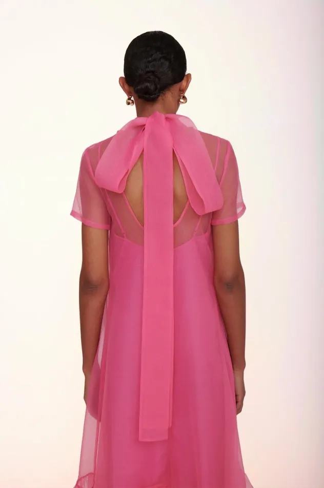 Women Dresses STAUD STAUD CALLUNA DRESS BLUSH Women Dresses STAUD STAUD CALLUNA DRESS BLUSH