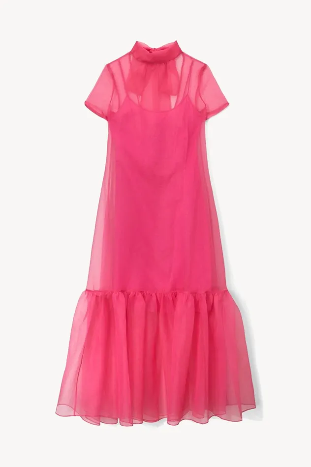 Women Dresses STAUD STAUD CALLUNA DRESS BLUSH Women Dresses STAUD STAUD CALLUNA DRESS BLUSH