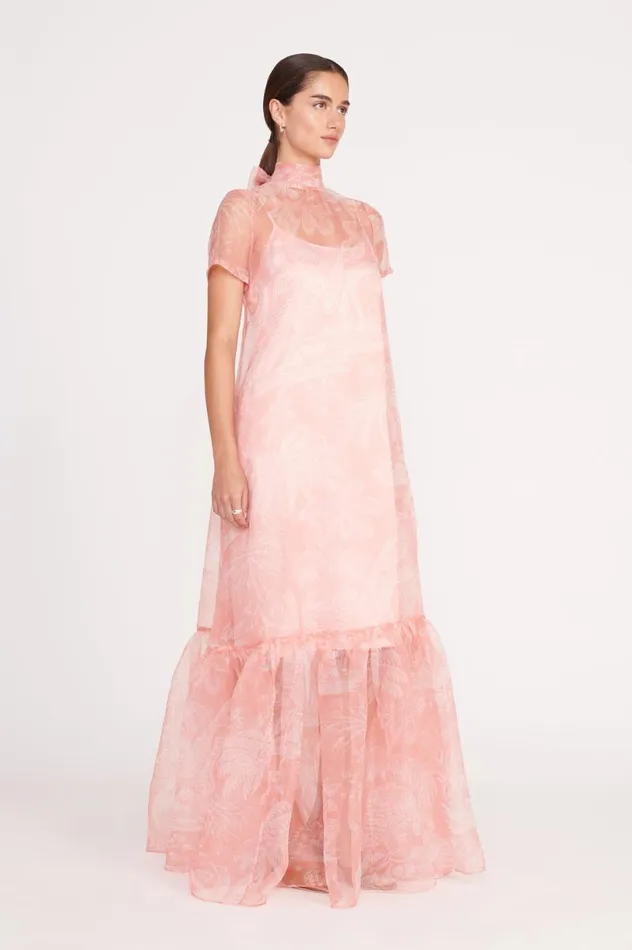 Women Dresses STAUD STAUD CALLUNA DRESS CHERRY BLOSSOM IVORY TOILE Women Dresses STAUD STAUD CALLUNA DRESS CHERRY BLOSSOM IVORY TOILE