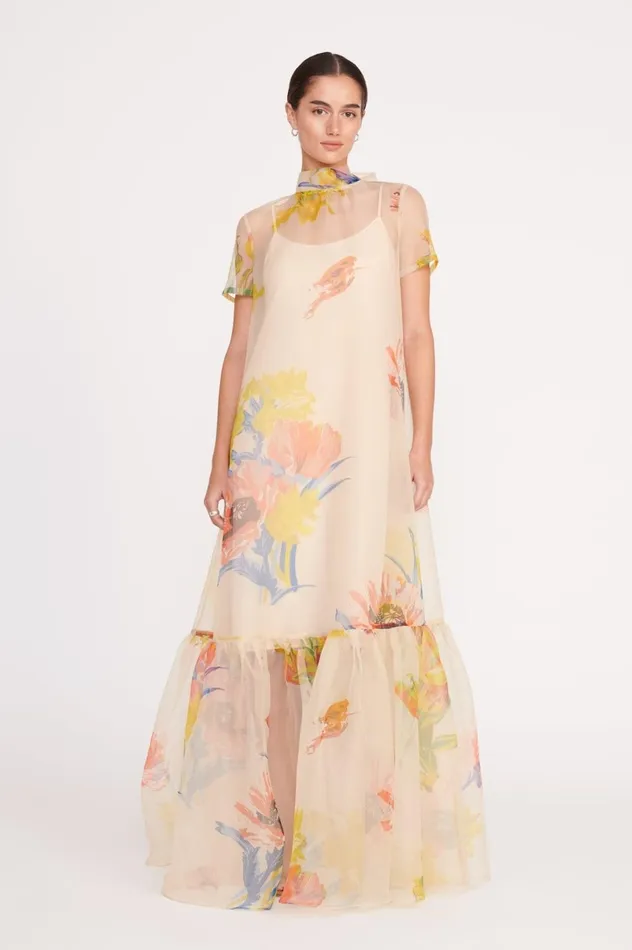 Women Dresses STAUD STAUD CALLUNA DRESS FIRST BLOOM DAY