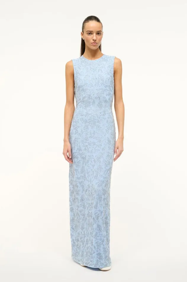 Women Dresses STAUD STAUD COMO DRESS PERIWINKLE