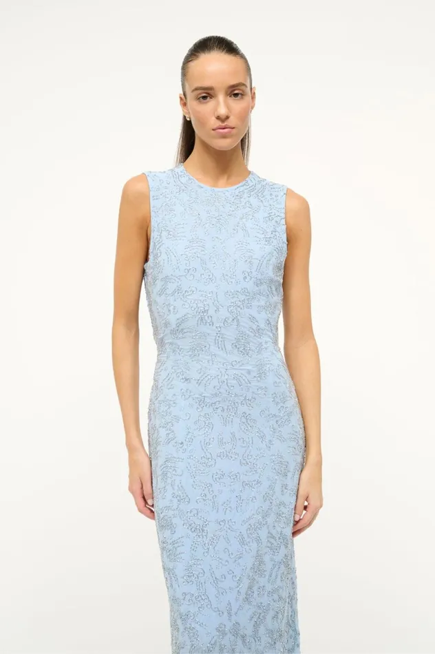 Women Dresses STAUD STAUD COMO DRESS PERIWINKLE Women Dresses STAUD STAUD COMO DRESS PERIWINKLE