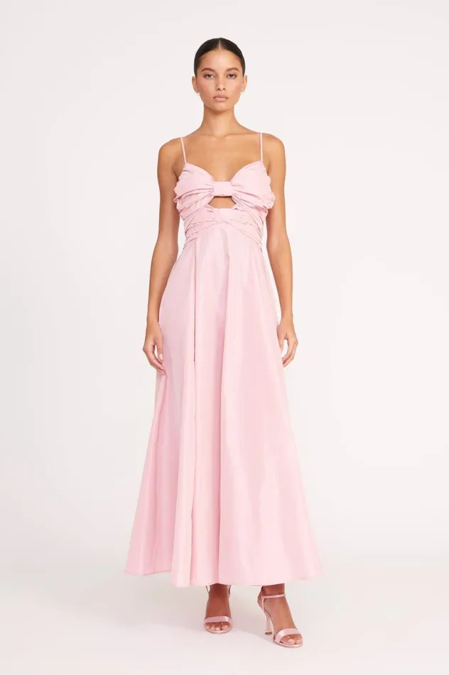 Women Dresses STAUD STAUD DAYANARA DRESS CHERRY BLOSSOM