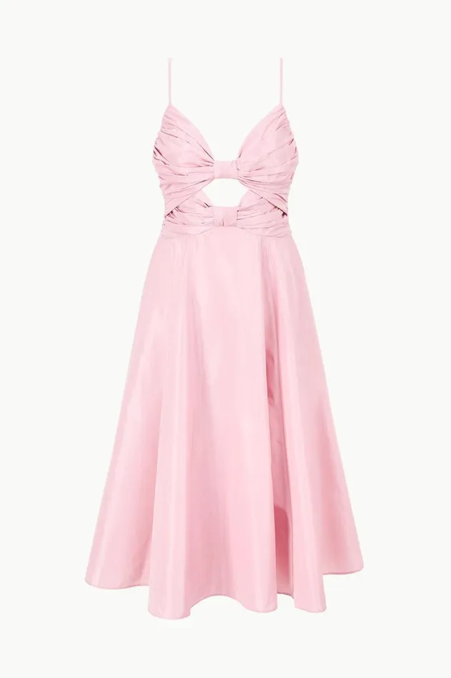 Women Dresses STAUD STAUD DAYANARA DRESS CHERRY BLOSSOM Women Dresses STAUD STAUD DAYANARA DRESS CHERRY BLOSSOM