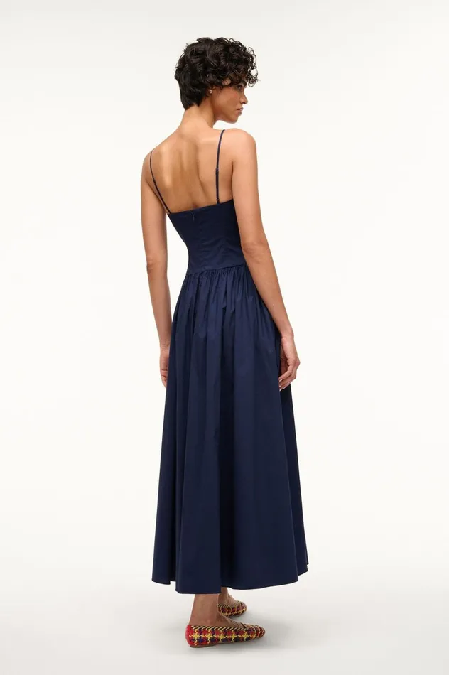 Women Dresses STAUD STAUD DENA DRESS NAVY Women Dresses STAUD STAUD DENA DRESS NAVY