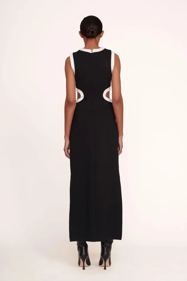 Women Dresses STAUD STAUD DOLCE DRESS BLACK Women Dresses STAUD STAUD DOLCE DRESS BLACK