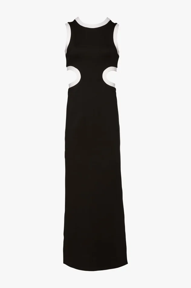 Women Dresses STAUD STAUD DOLCE DRESS BLACK Women Dresses STAUD STAUD DOLCE DRESS BLACK