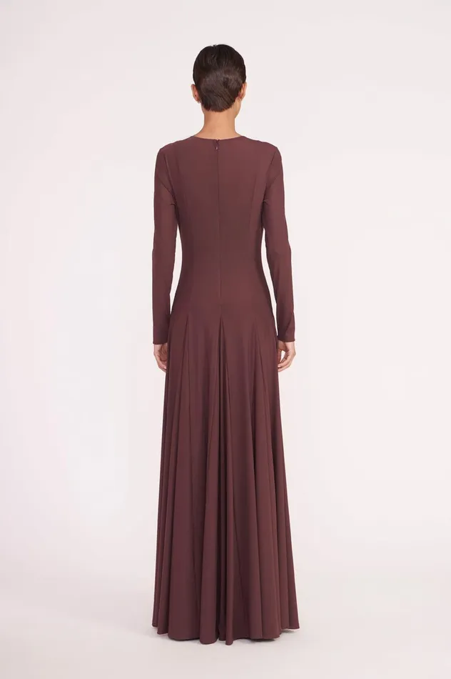 Women Dresses STAUD STAUD DONOVAN DRESS BARK Women Dresses STAUD STAUD DONOVAN DRESS BARK