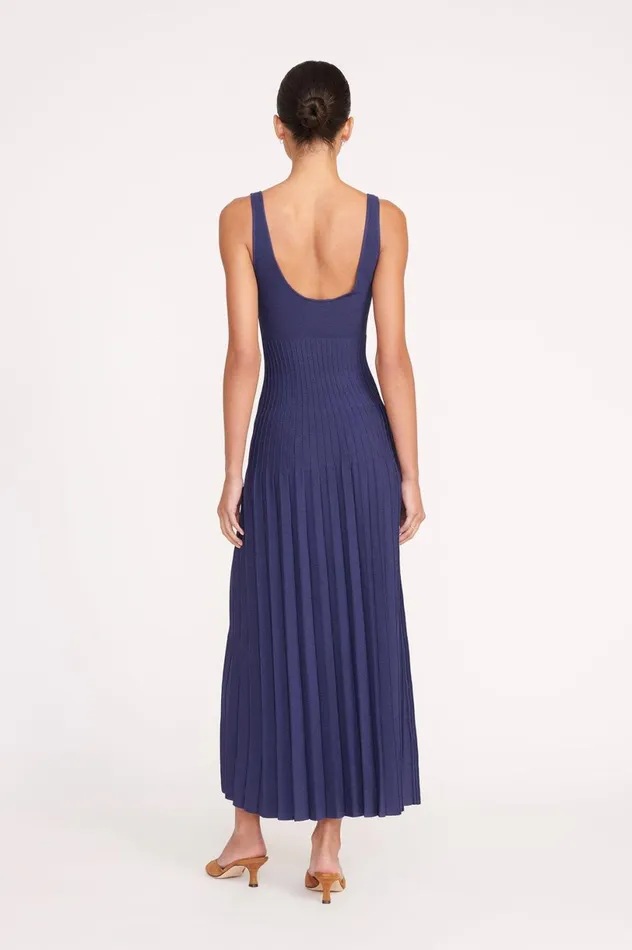 Women Dresses STAUD STAUD ELLISON DRESS NAVY Women Dresses STAUD STAUD ELLISON DRESS NAVY