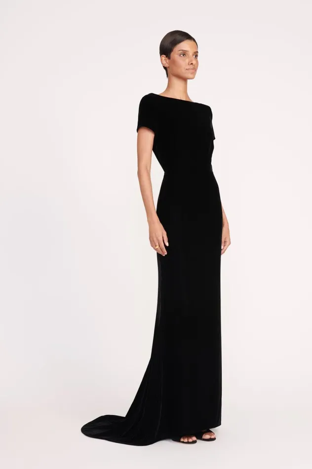 Women Dresses STAUD STAUD EMELYN DRESS BLACK Women Dresses STAUD STAUD EMELYN DRESS BLACK