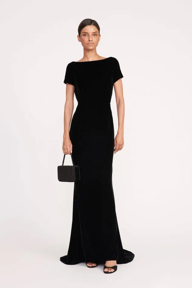 Women Dresses STAUD STAUD EMELYN DRESS BLACK Women Dresses STAUD STAUD EMELYN DRESS BLACK