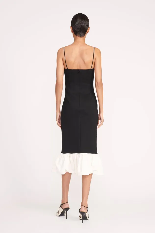 Women Dresses STAUD STAUD FARIDAH DRESS BLACK IVORY Women Dresses STAUD STAUD FARIDAH DRESS BLACK IVORY