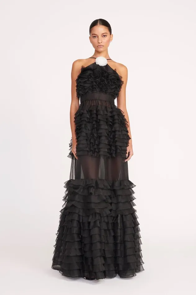 Women Dresses STAUD STAUD FLORIAN DRESS BLACK