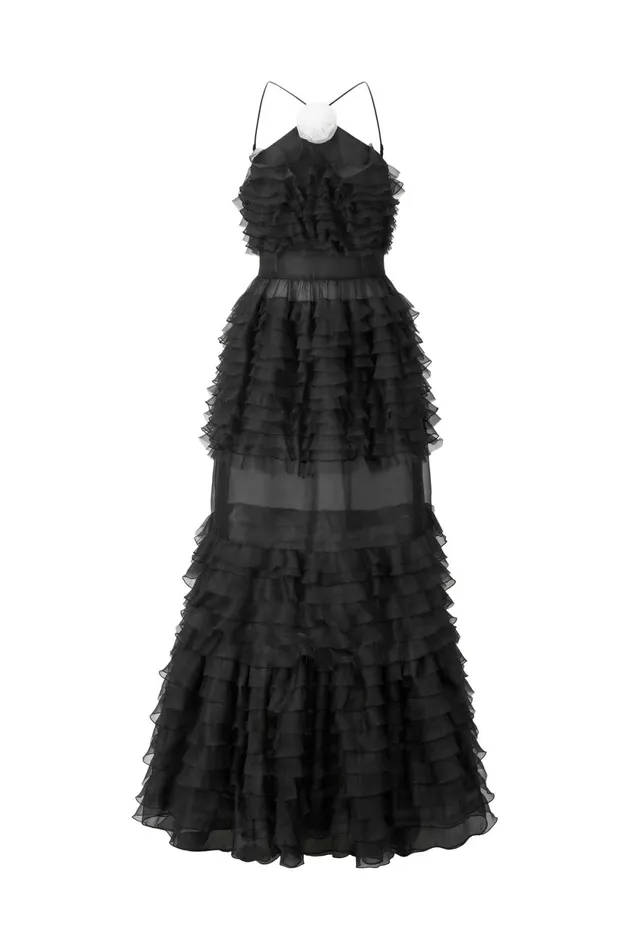 Women Dresses STAUD STAUD FLORIAN DRESS BLACK Women Dresses STAUD STAUD FLORIAN DRESS BLACK