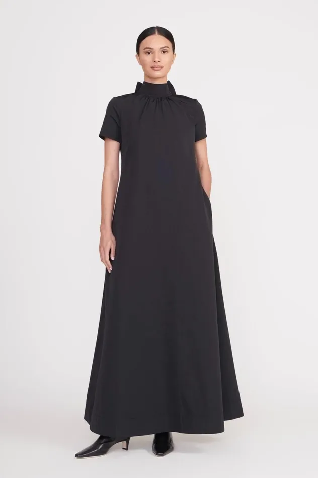 Women Dresses STAUD STAUD ILANA DRESS BLACK