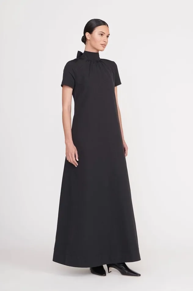 Women Dresses STAUD STAUD ILANA DRESS BLACK Women Dresses STAUD STAUD ILANA DRESS BLACK