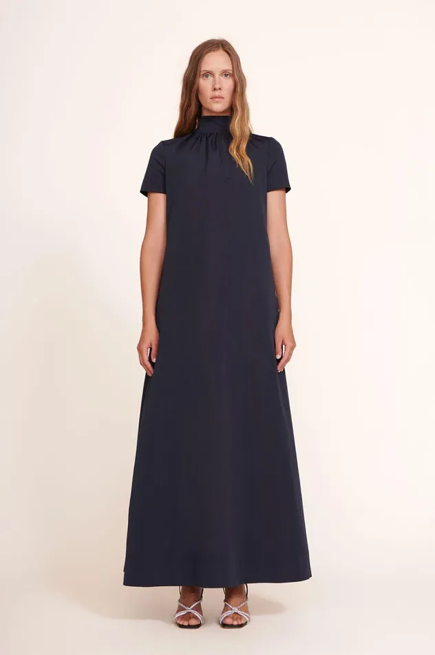 Women Dresses STAUD STAUD ILANA DRESS NAVY