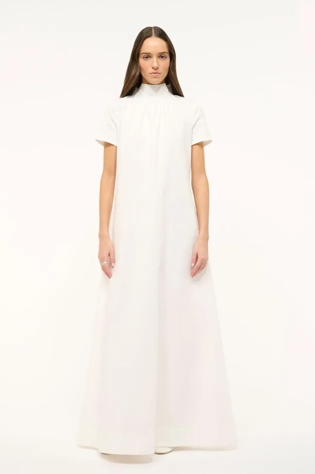 Women Dresses STAUD STAUD ILANA DRESS WHITE
