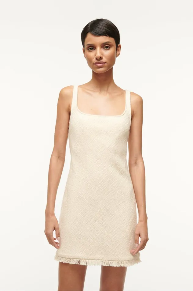 Women Dresses STAUD STAUD ISABELA DRESS IVORY Women Dresses STAUD STAUD ISABELA DRESS IVORY