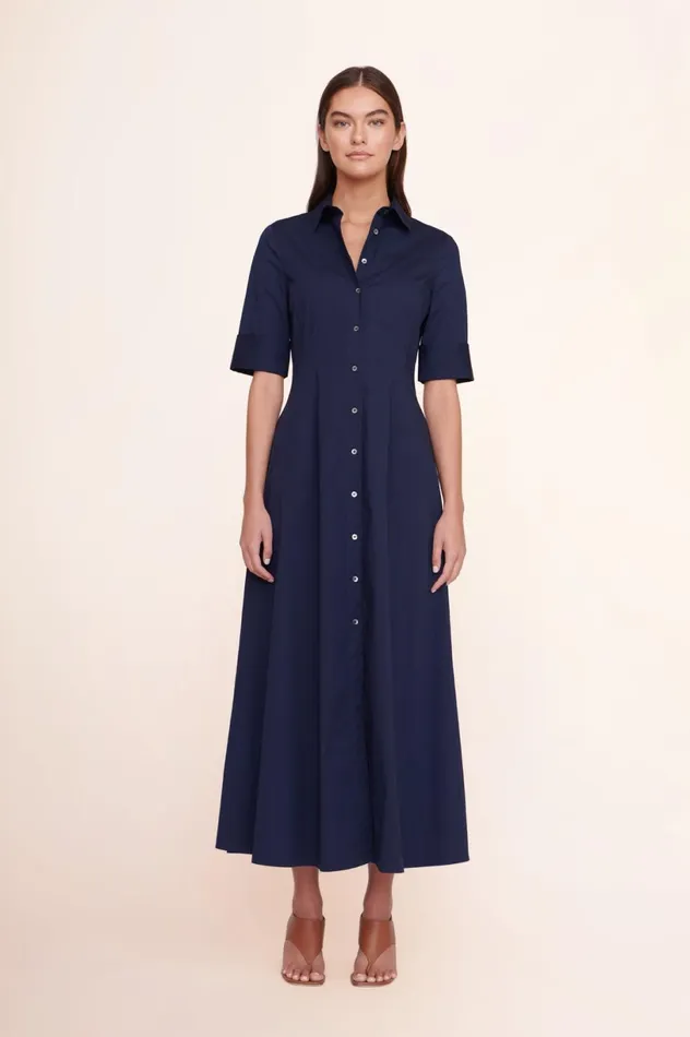 Women Dresses STAUD STAUD JOAN MAXI DRESS NAVY