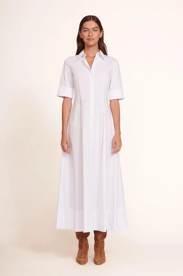 Women Dresses STAUD STAUD JOAN MAXI DRESS WHITE