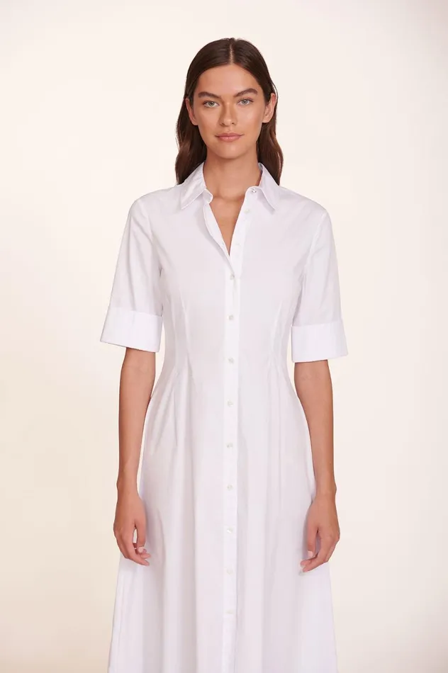 Women Dresses STAUD STAUD JOAN MAXI DRESS WHITE Women Dresses STAUD STAUD JOAN MAXI DRESS WHITE