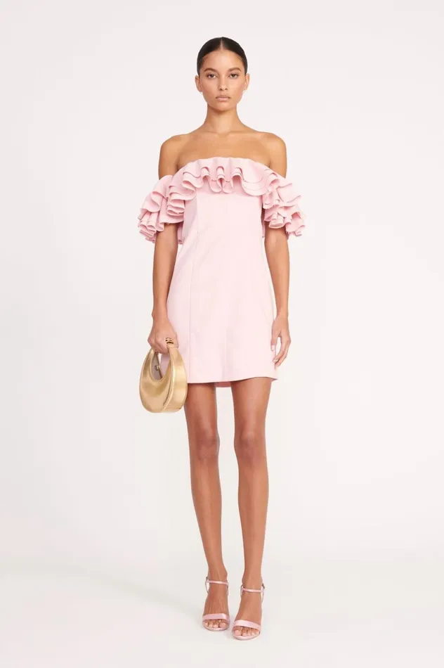 Women Dresses STAUD STAUD KIARA DRESS CHERRY BLOSSOM