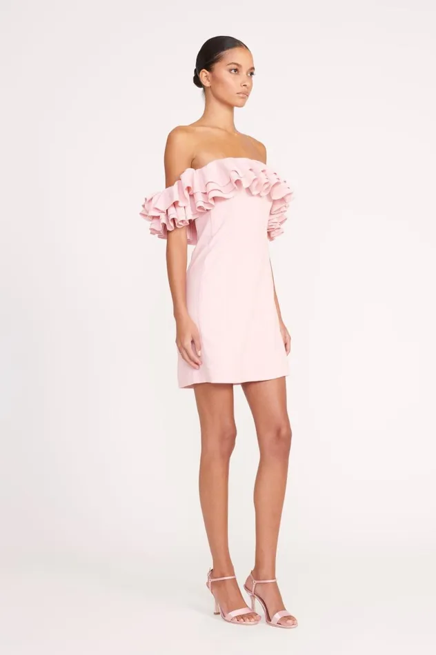 Women Dresses STAUD STAUD KIARA DRESS CHERRY BLOSSOM Women Dresses STAUD STAUD KIARA DRESS CHERRY BLOSSOM