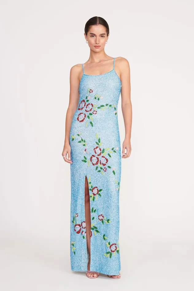Women Dresses STAUD STAUD KOI DRESS DIAMOND ROSE