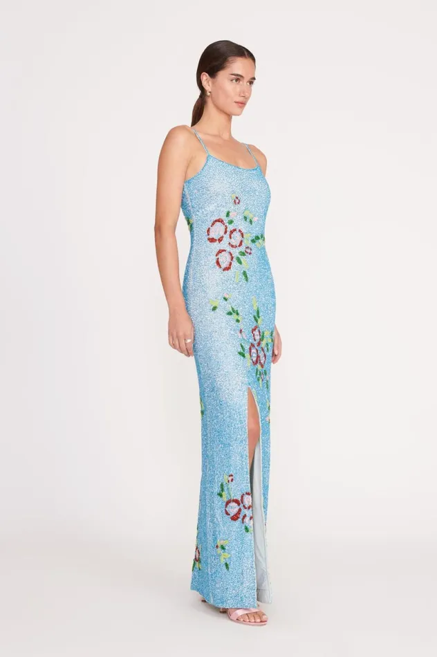 Women Dresses STAUD STAUD KOI DRESS DIAMOND ROSE Women Dresses STAUD STAUD KOI DRESS DIAMOND ROSE