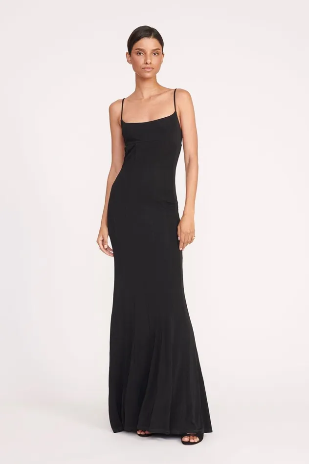 Women Dresses STAUD STAUD LAUREN DRESS BLACK