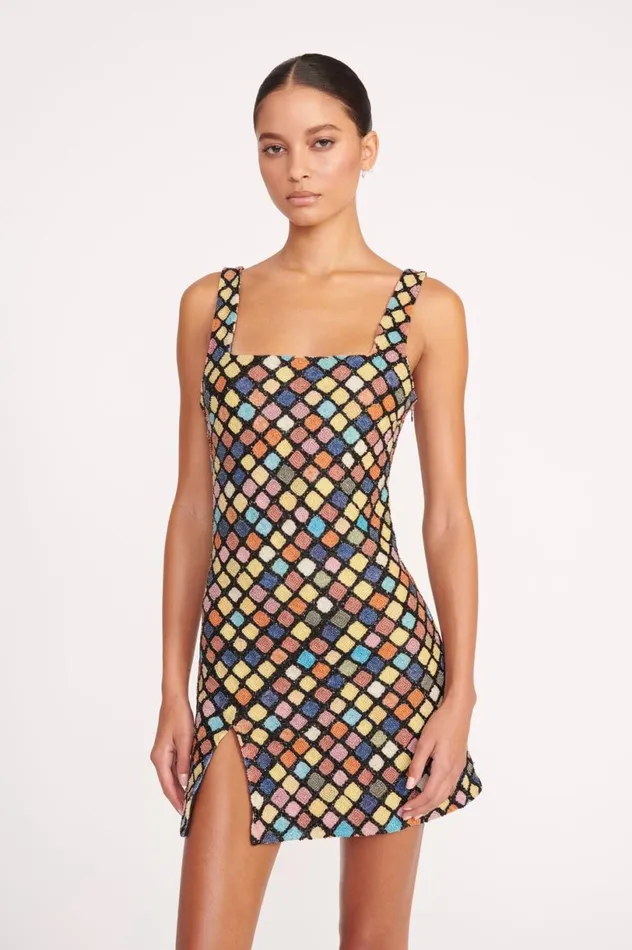 Women Dresses STAUD STAUD LE SABLE DRESS DANCE FLOOR Women Dresses STAUD STAUD LE SABLE DRESS DANCE FLOOR