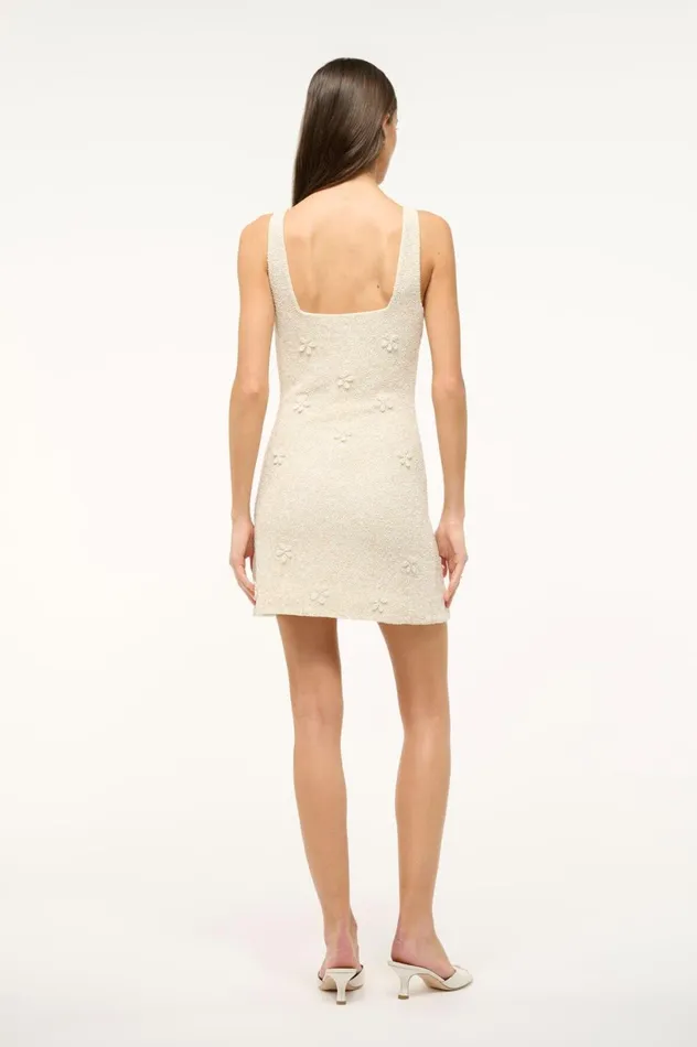 Women Dresses STAUD STAUD LE SABLE DRESS IVORY Women Dresses STAUD STAUD LE SABLE DRESS IVORY